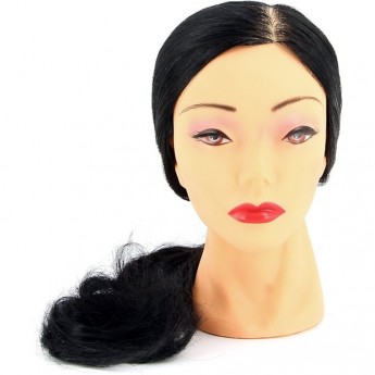 Голова-манекен учебная "брюнетка" для парикмахеров DEWAL FI-2022XL-401 Голова-манекен учебная "брюнетка" для парикмахеров DEWAL FI-2022XL-401